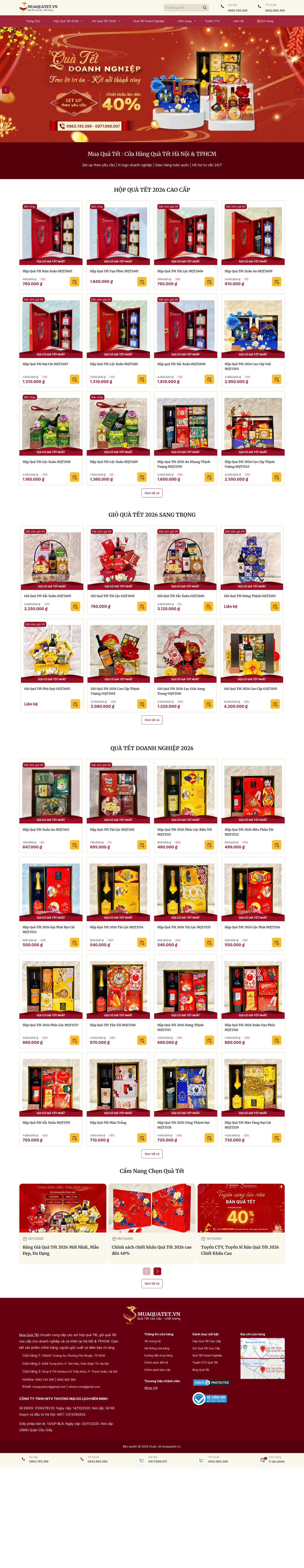 Website muaquatet.vn