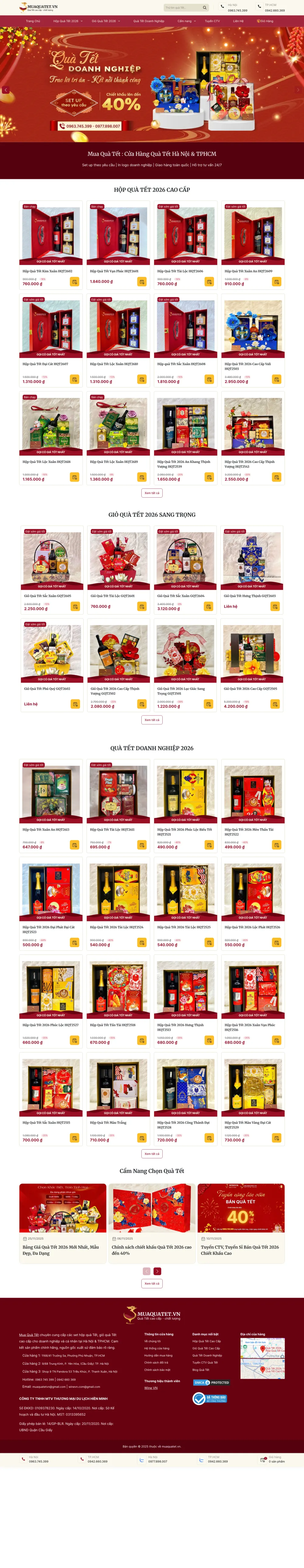 Website muaquatet.vn