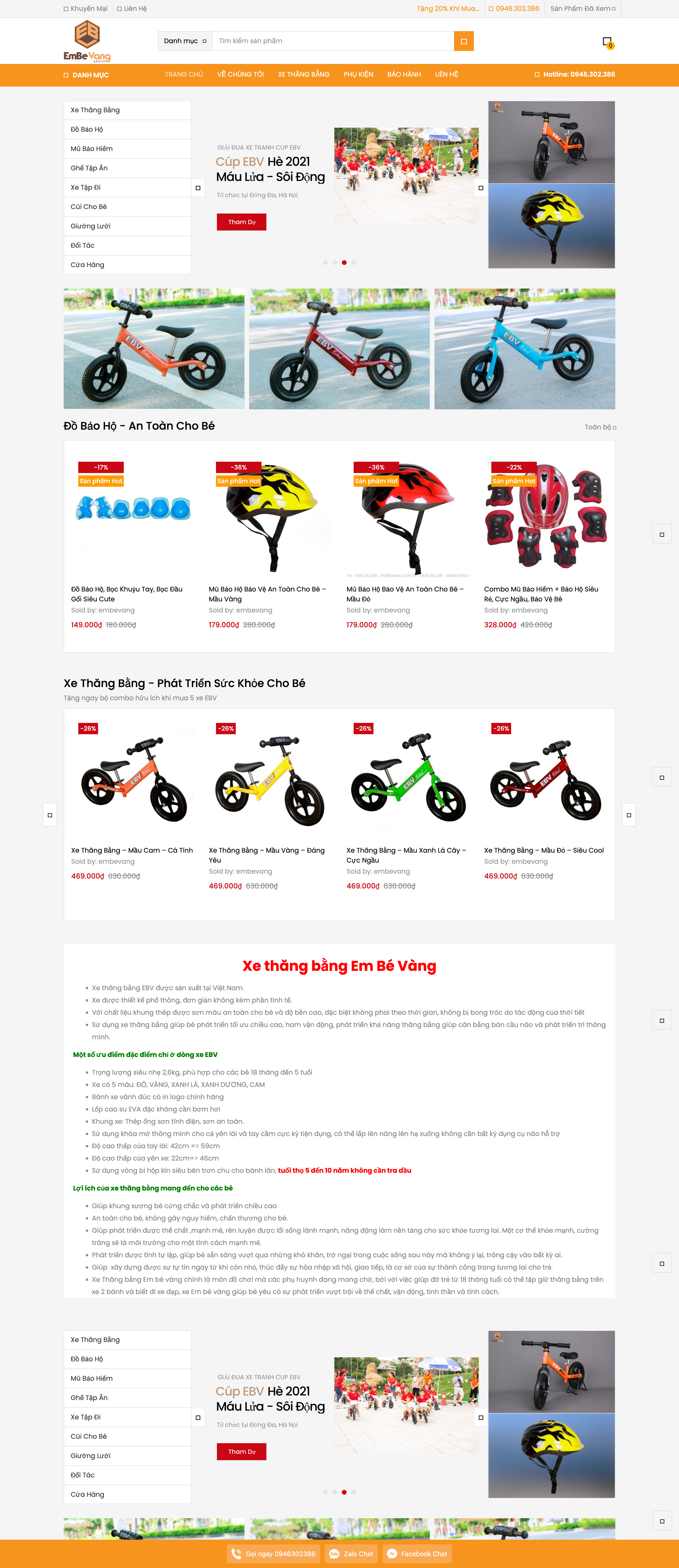 Website shopembevang.com