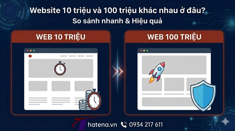Website 10 triệu và 100 triệu khác nhau ở đâu?