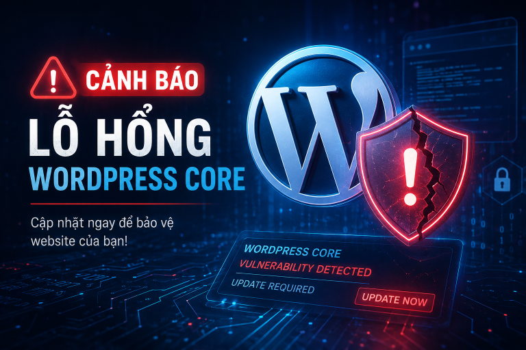 Cảnh báo lỗ hổng bảo mật WordPress Core – Hướng dẫn kiểm tra và cập nhật website