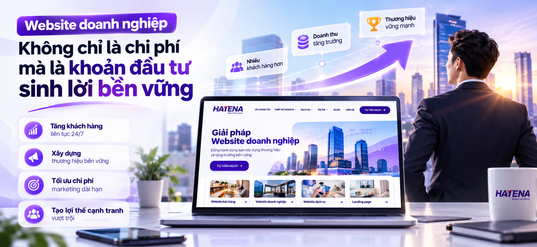 Đầu tư thiết kế website doanh nghiệp là tài sản sinh lời dài hạn cho công ty