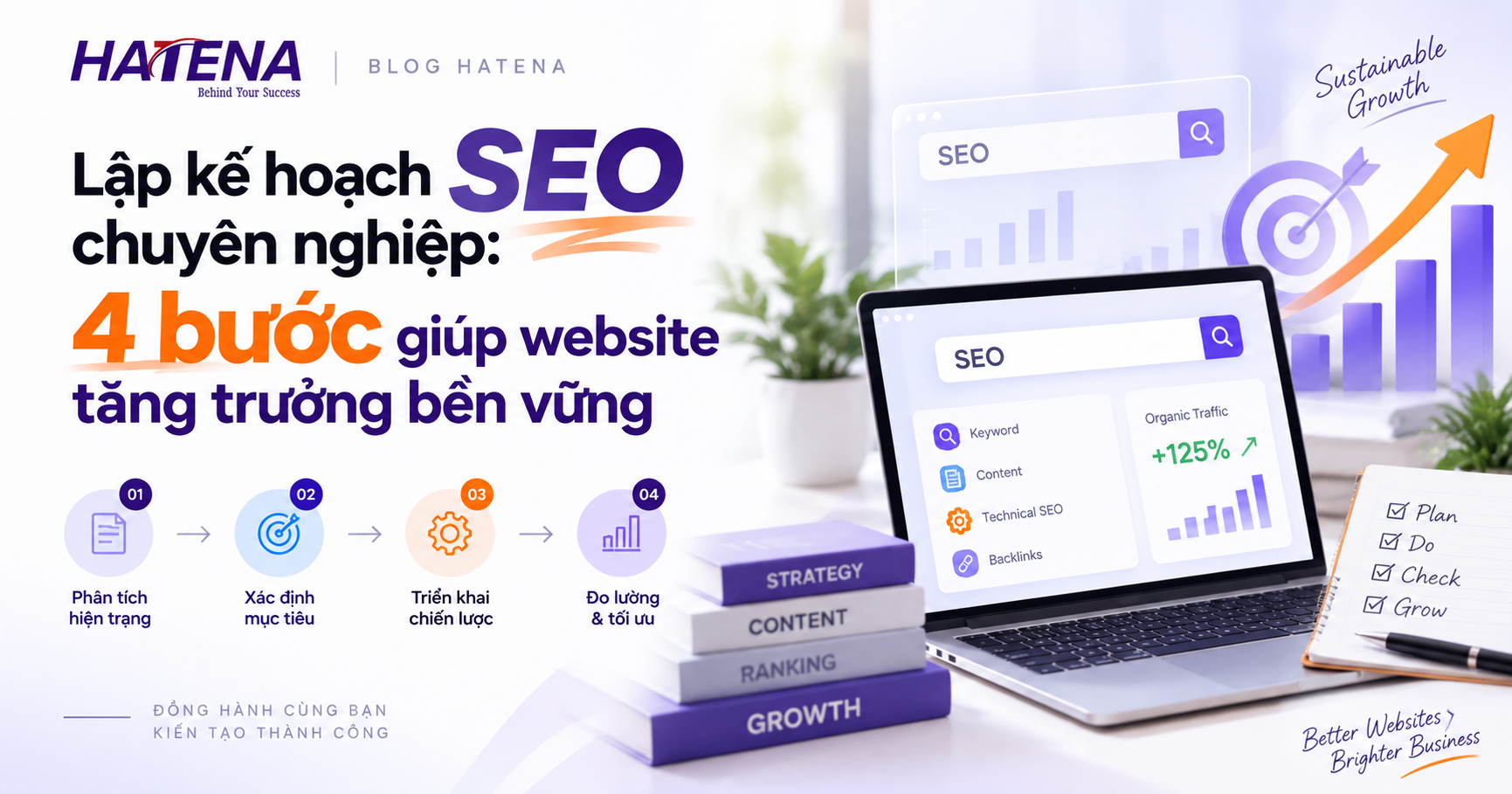 Lập kế hoạch SEO chuyên nghiệp giúp website tăng trưởng bền vững