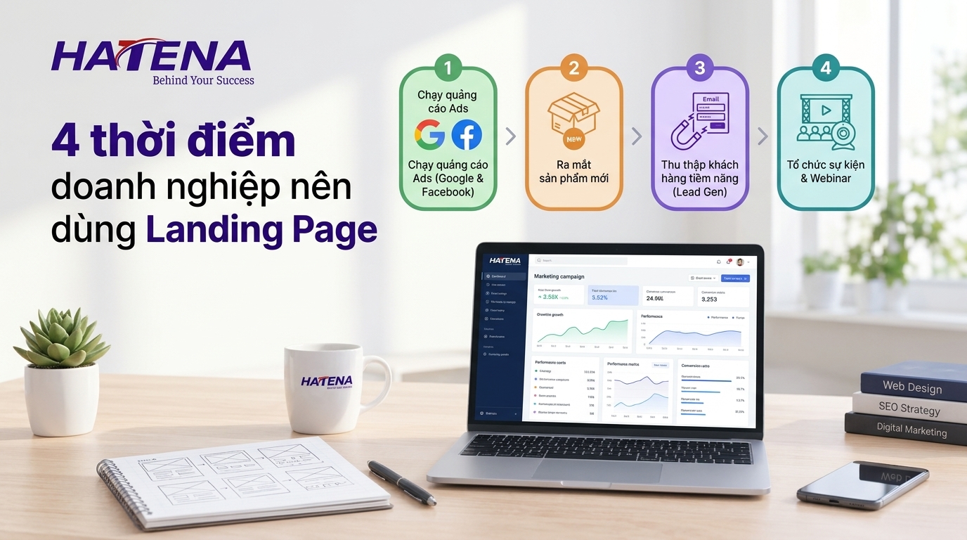 Landing Page là gì - 4 thời điểm vàng doanh nghiệp nên sử dụng trang đích