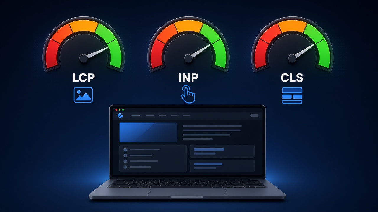 Ba chỉ số Core Web Vitals LCP INP CLS